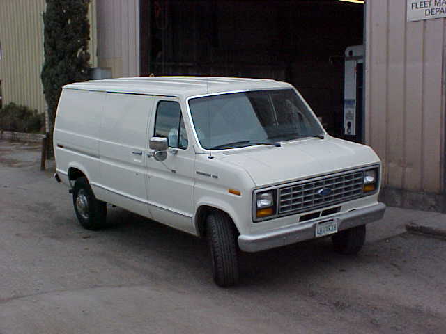 89 Ford diesel E350 van For Sale $ Sold Click image for more pics of green 